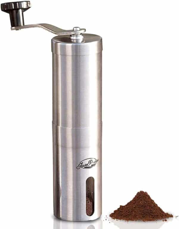 Adjustable Burr Coffee Grinder - Stainless Steel / Ceramic Mill - Primula