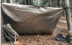 Insulated camping Tarp for shelter