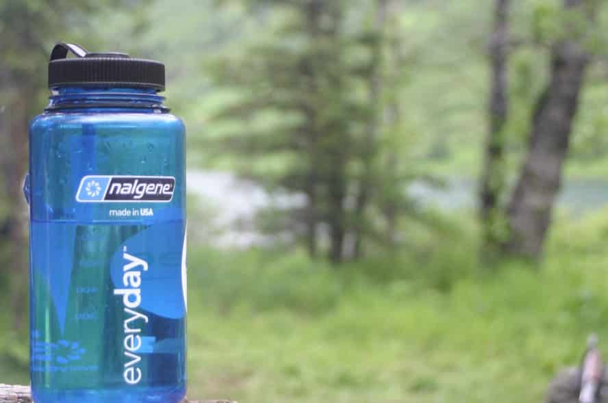 hiking water bottle