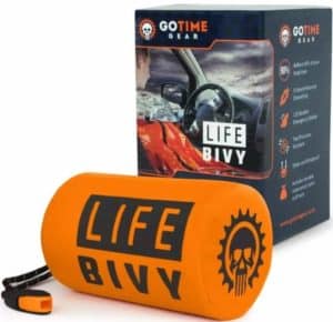 Go Time Gear Life Bivy Emergency Sleeping Bag Thermal Bivvy