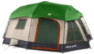 Tahoe Gear Ozark 3-Season 16 Person Large Family Cabin Tent