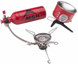 MSR WhisperLite Universal Canister and Liquid Fuel Stove