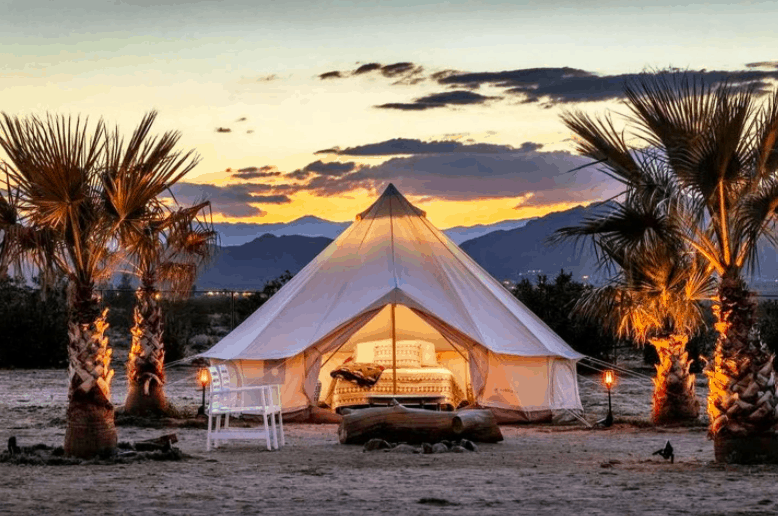 one of the areas glamping in California