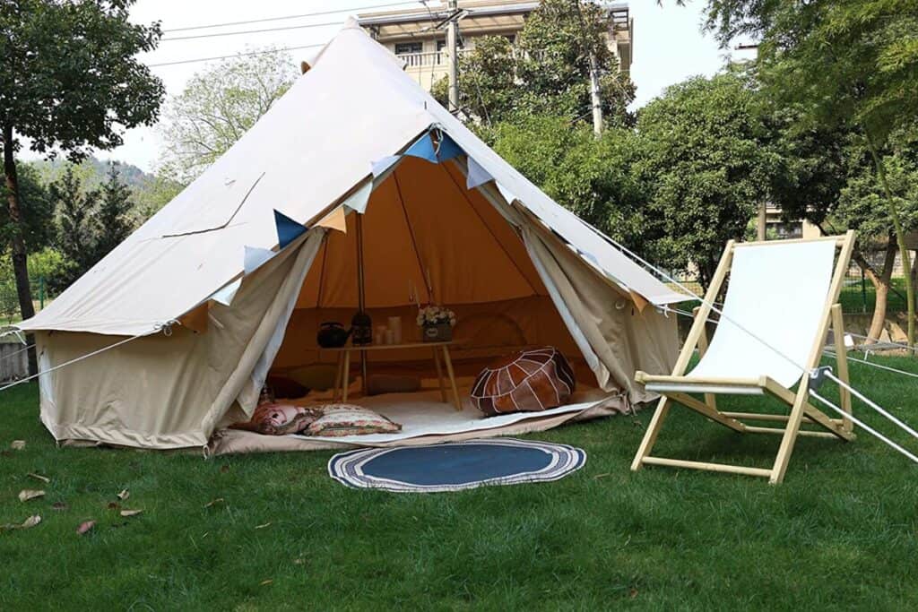 Large Cotton Canvas Glamping Tent