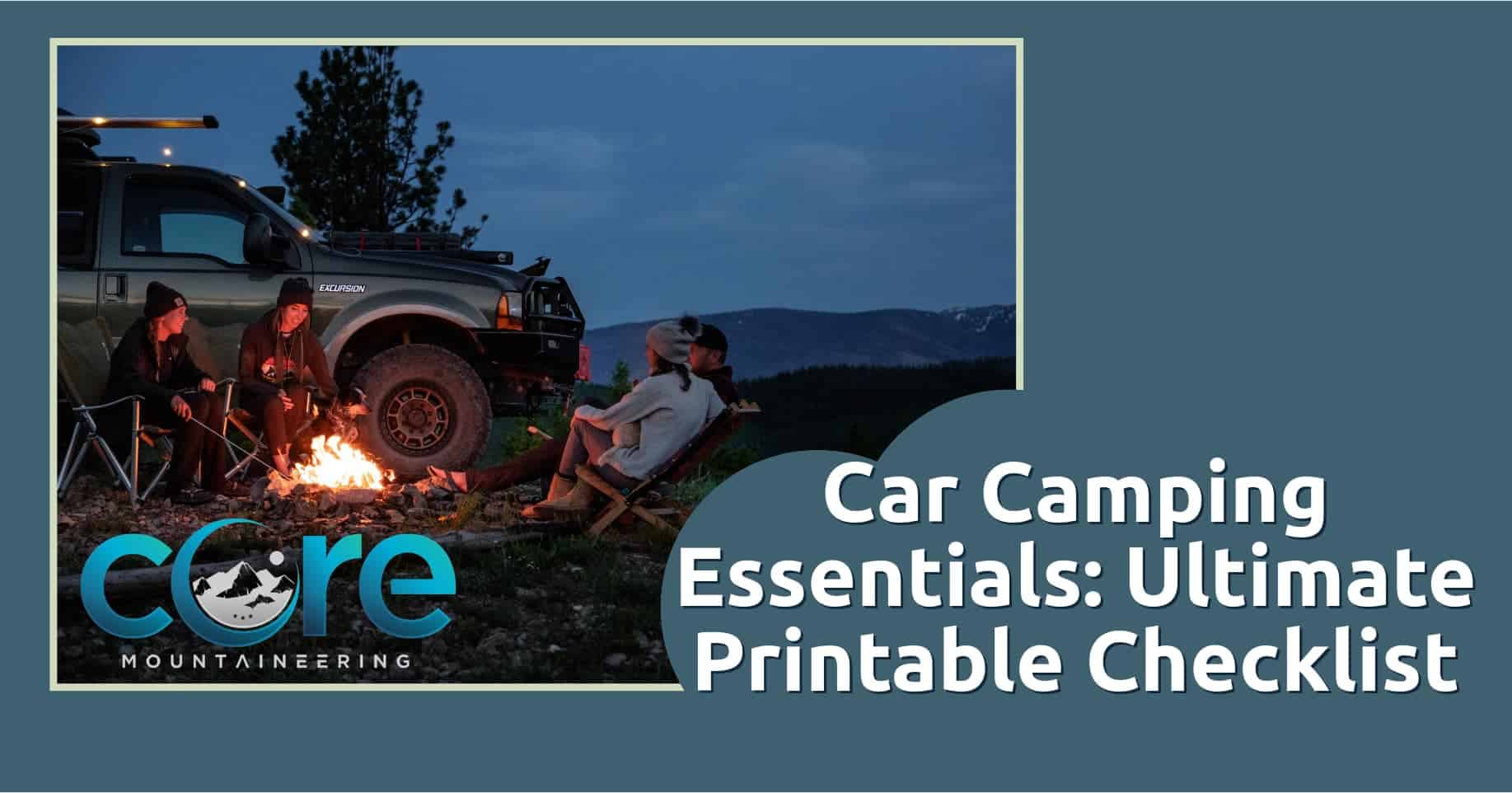 Car Camping Essentials Ultimate Printable Checklist