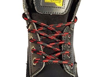 Red laces for boots