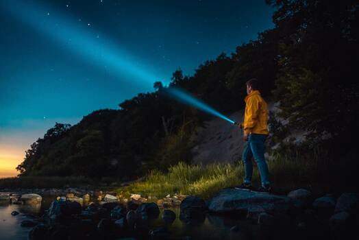 Hiking flashlight