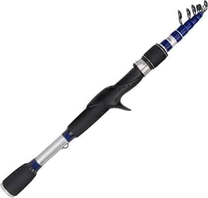 KastKing Compass Telescopic Fishing Rods and Combo, Sensitive Graphite Composite Blank