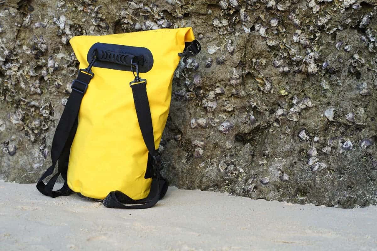 yellow dry bag waterproof bag.