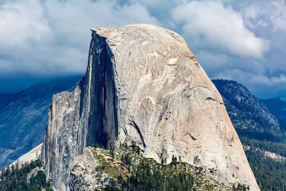 Half Dome in Yosemite National Park, California.