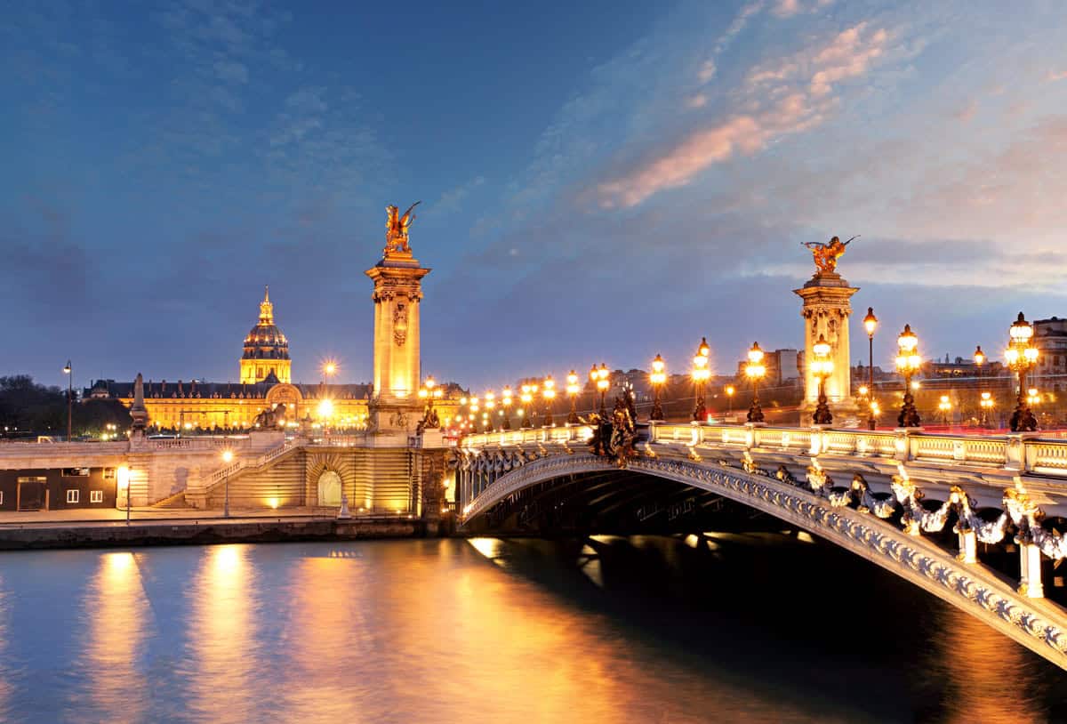 Alexandre 3 Bridge, Paris, France.