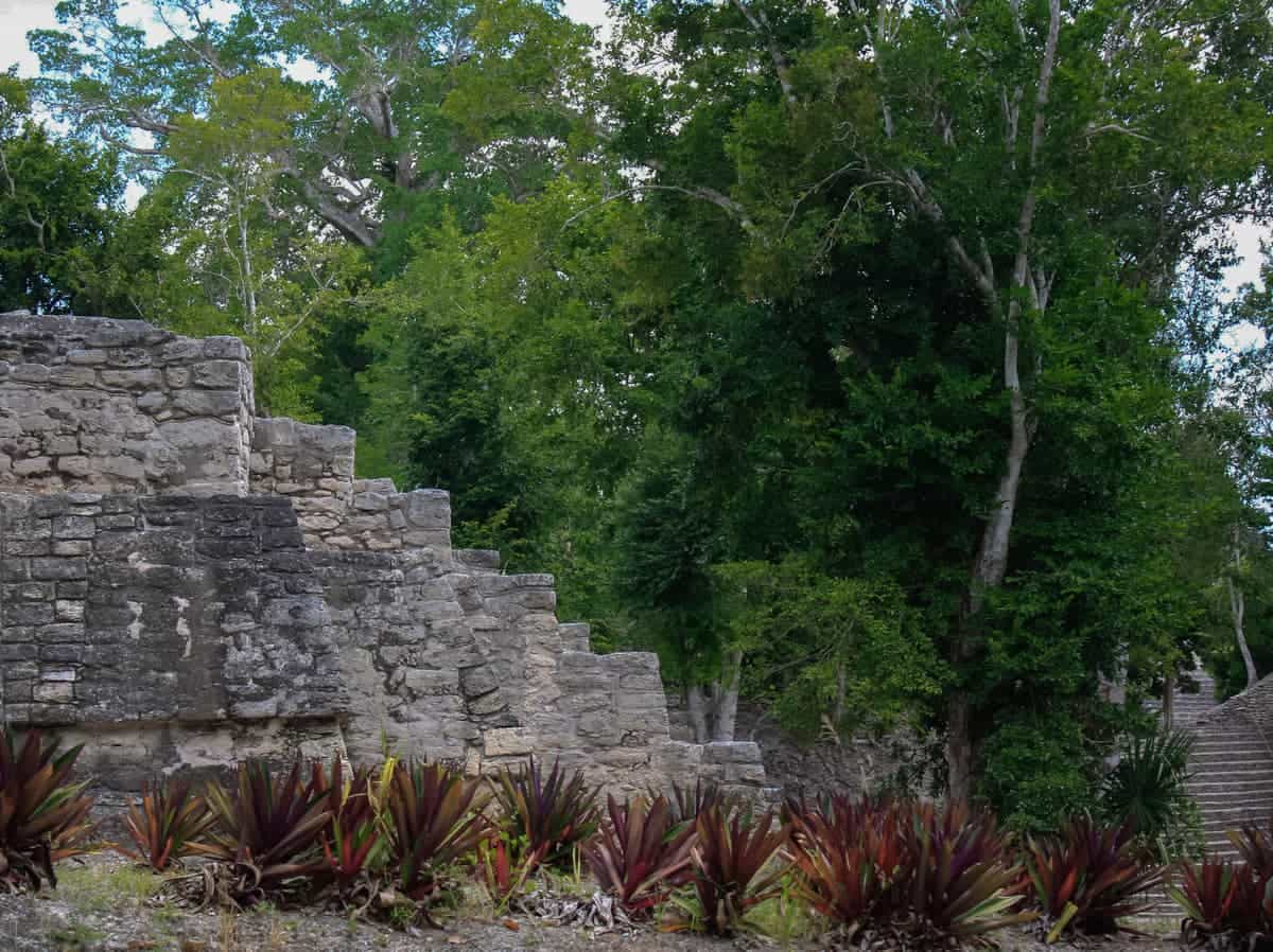 Mayan ruins of Dzibanche located in Quintana Roo.